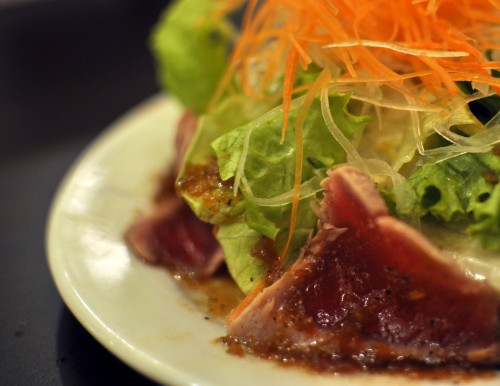 Sashimi Salad with Seared Tuna